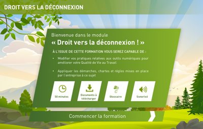 « Droit vers la déconnexion » : un nouveau module en Digital Learning