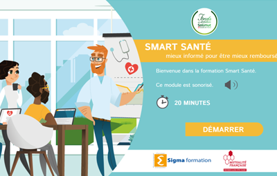 A Digital Learning training course to inform about the health rights established in France